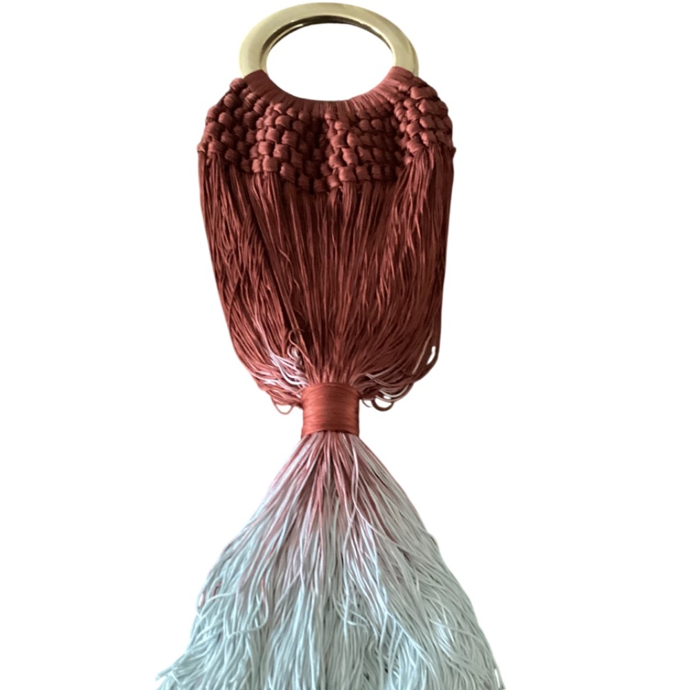 cult gaia Angelou Tassel Fringe Bag